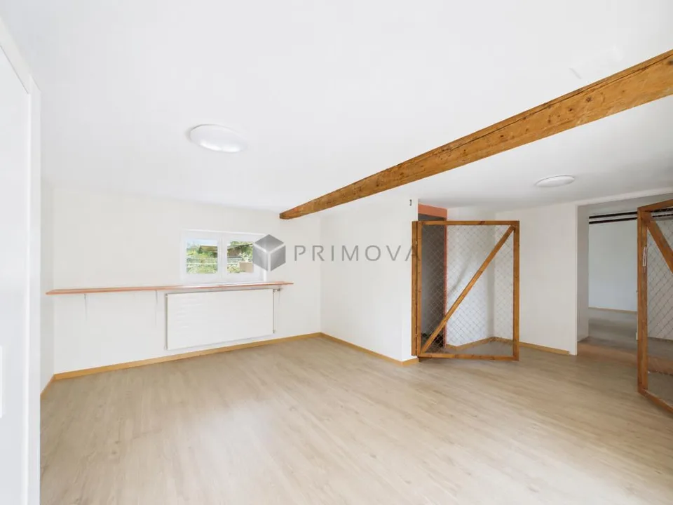 Modernisiertes Zweifamilienhaus mit Weitblick, Doppelgarage und vie...