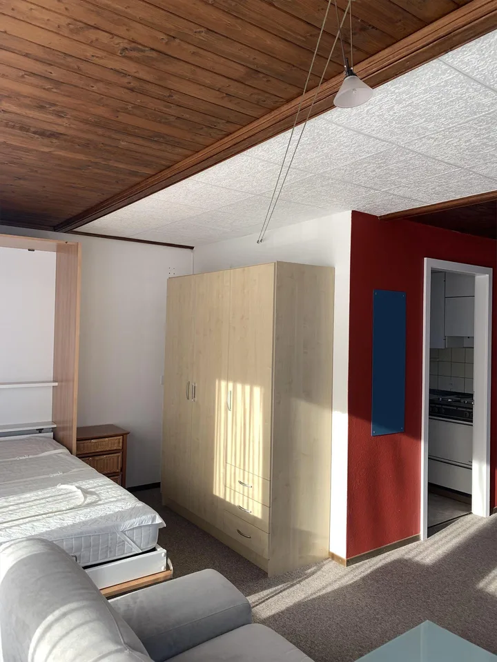 Möblierte 1.5 Zimmer Wohnung mit Top Aussicht