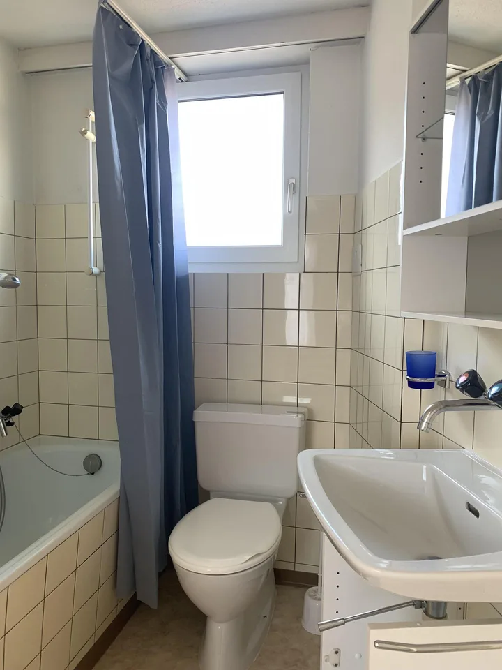 Möblierte 1.5 Zimmer Wohnung mit Top Aussicht