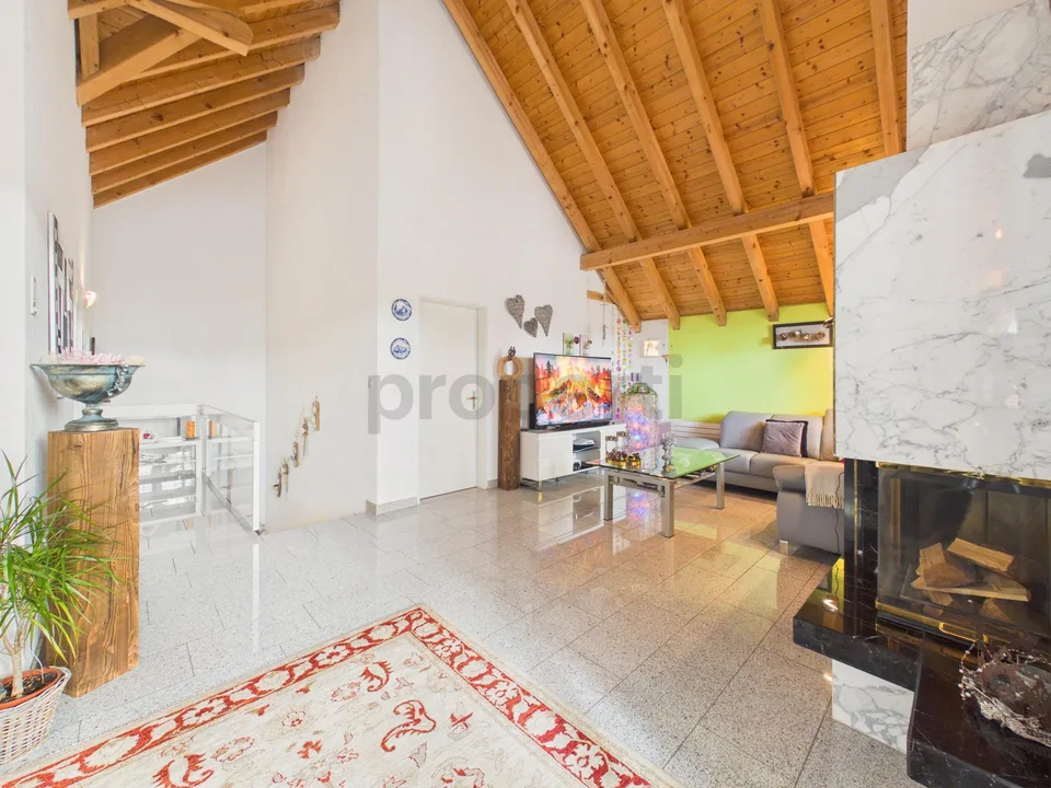 Appartamento maisonette unico con giardino invernale e camino ad Amlikon-Bissegg