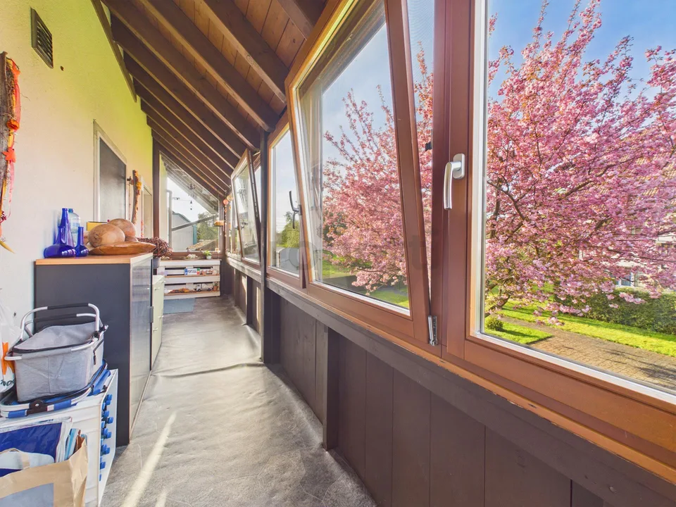 Appartamento maisonette unico con giardino invernale e camino ad Amlikon-Bissegg