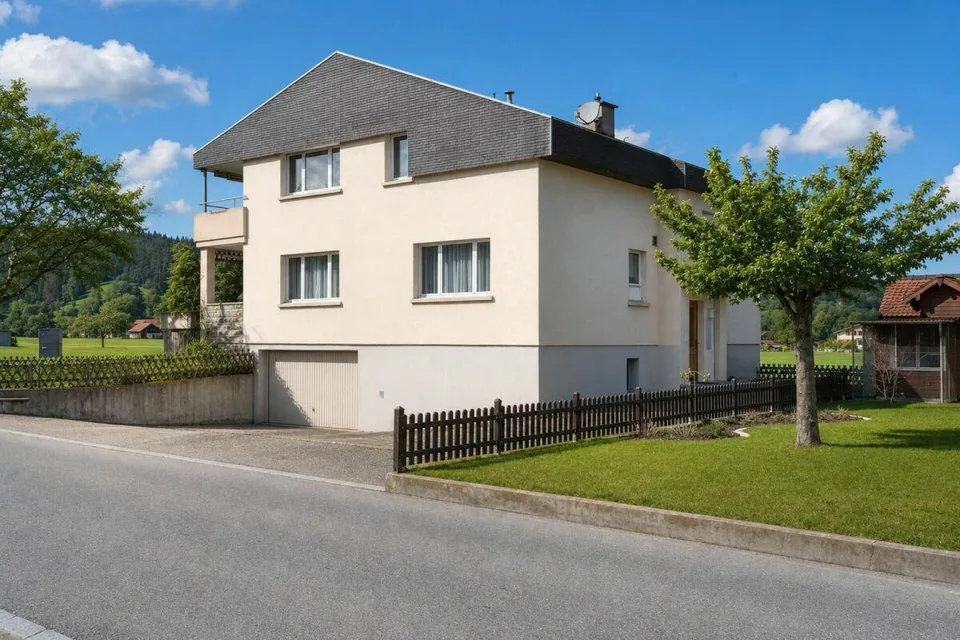 2-family house in a natural location with a lovely view of the green surroundings