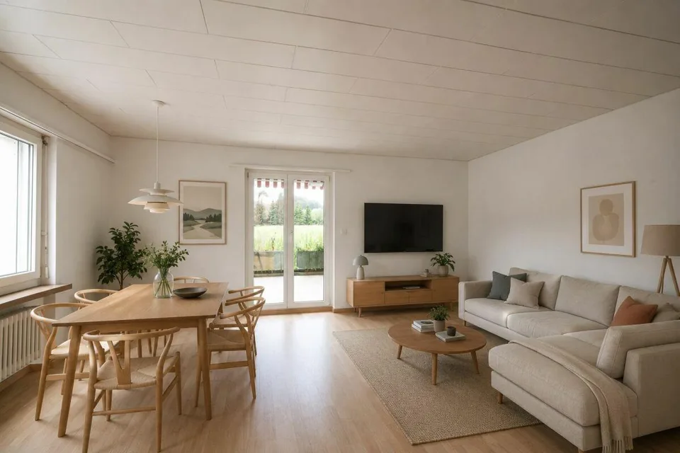 2-family house in a natural location with a lovely view of the green surroundings