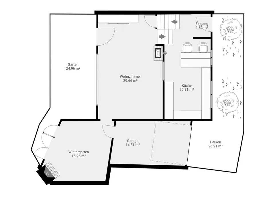 Doppelhaushälfte - ruhig gelegen mit Garten & grosser Terrasse