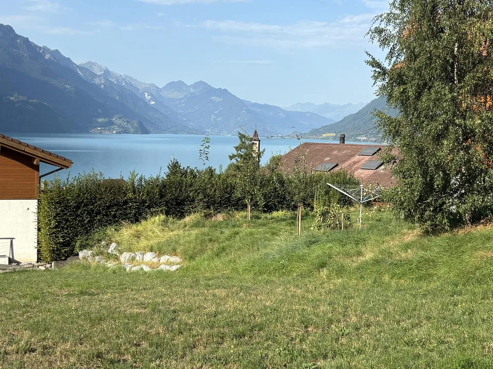 Bauland «im Langachri», mit hervorragender Aussicht zum Brienzersee