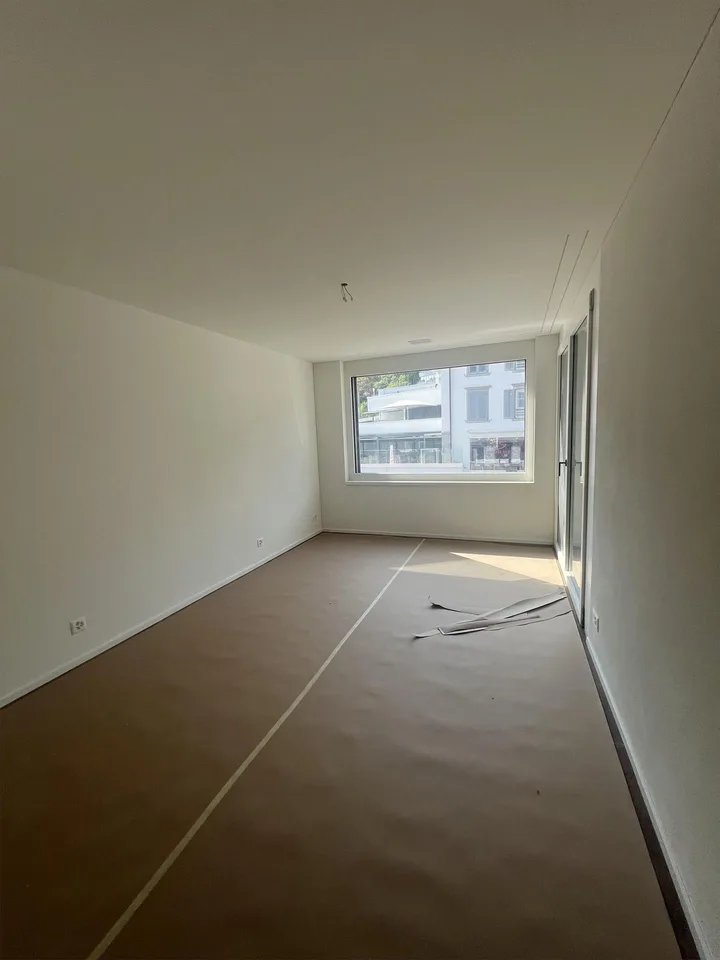 Zentrale Wohnung mit Blick in die Alpen