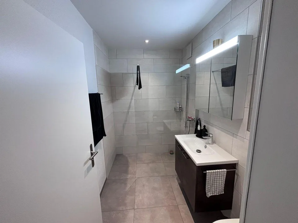 Moderne Dachwohnung mit Blick ins Grüne