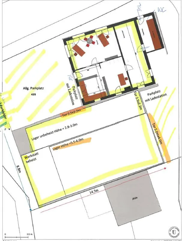 Gewerbehalle/Werkstatt mit Büro, Sursee