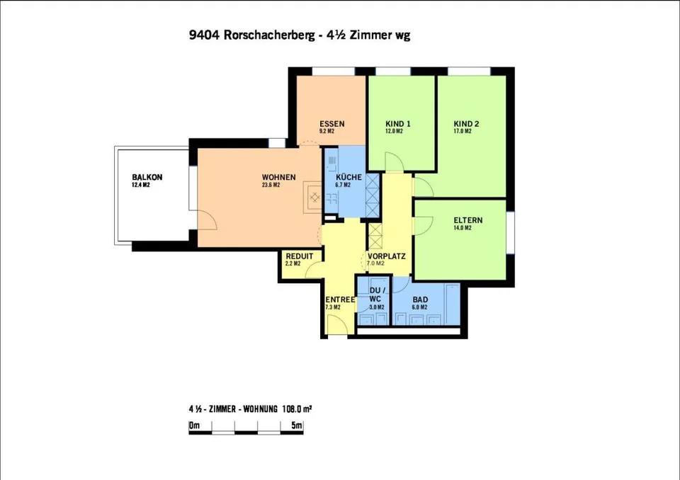 Helle und grosszügige 4 1/2 Zimmer Wohnung mit Seesicht