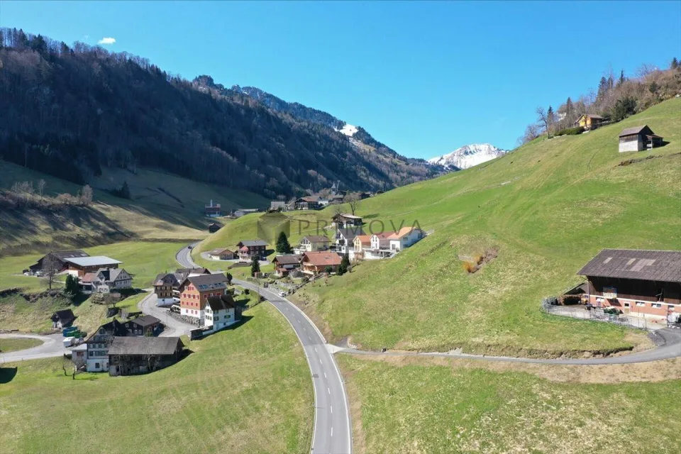 Primo affitto con uno sfondo montano da sogno