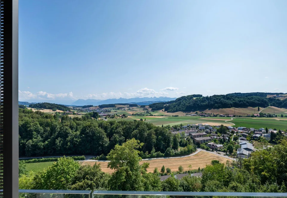 Penthouse-Wohnung mit eindrucksvoller Alpenkulisse