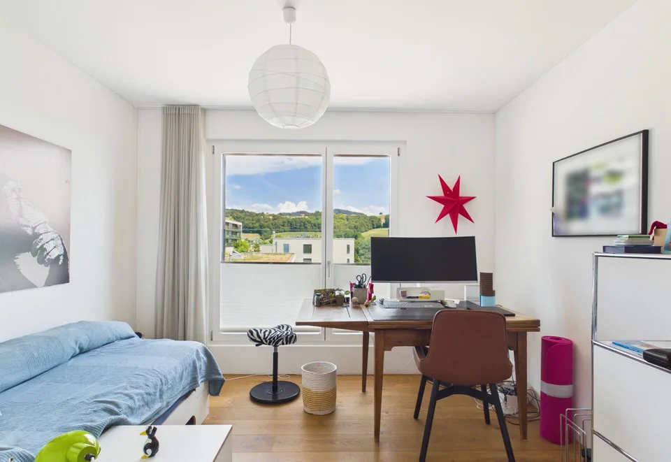 Penthouse-Wohnung mit eindrucksvoller Alpenkulisse