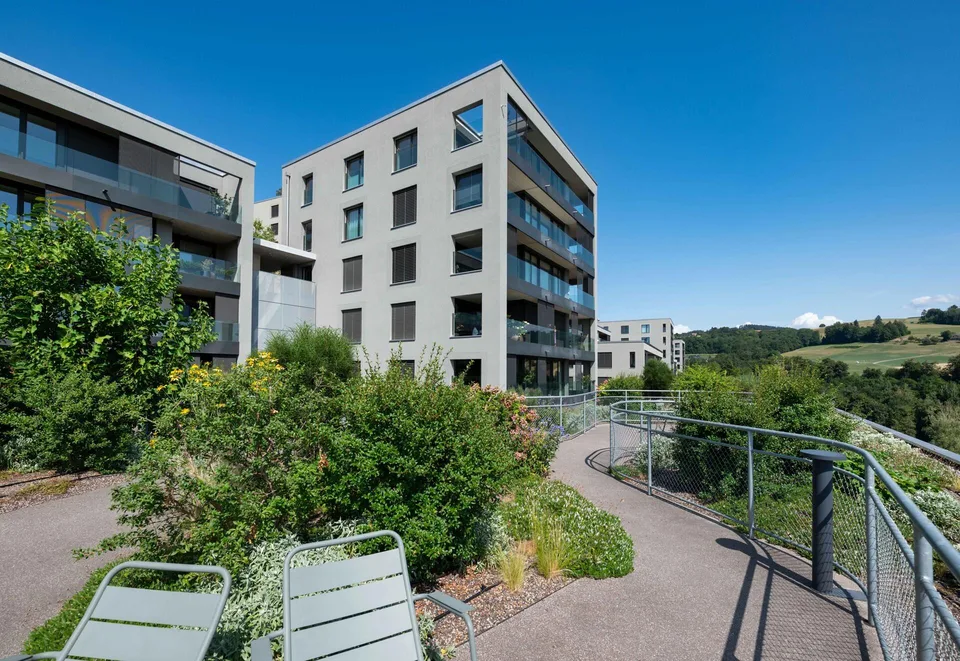Penthouse-Wohnung mit eindrucksvoller Alpenkulisse