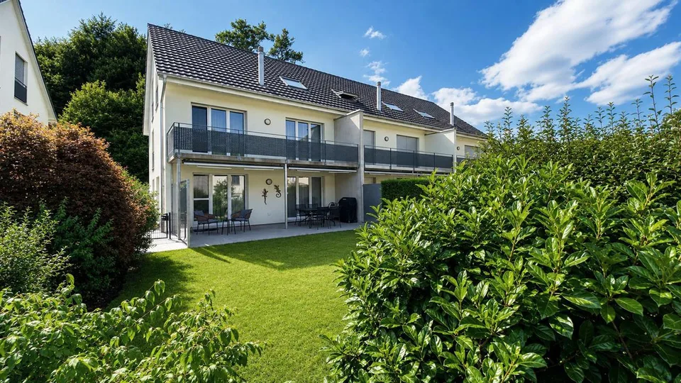 5.5-Zimmer-Eckhaus mit Hobbyraum und zwei Einstellhallenplätzen