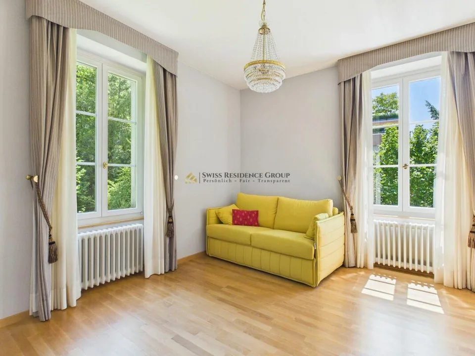 Altbau-Charme trifft auf modernen Luxus - Einzigartige 4.5-Zimmer-Wohnung mit Garten & Cheminée in 8008 Zürich