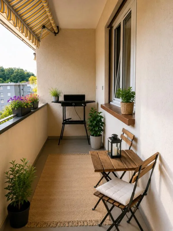 Habitez au soleil avec balcon dans un espace vert !