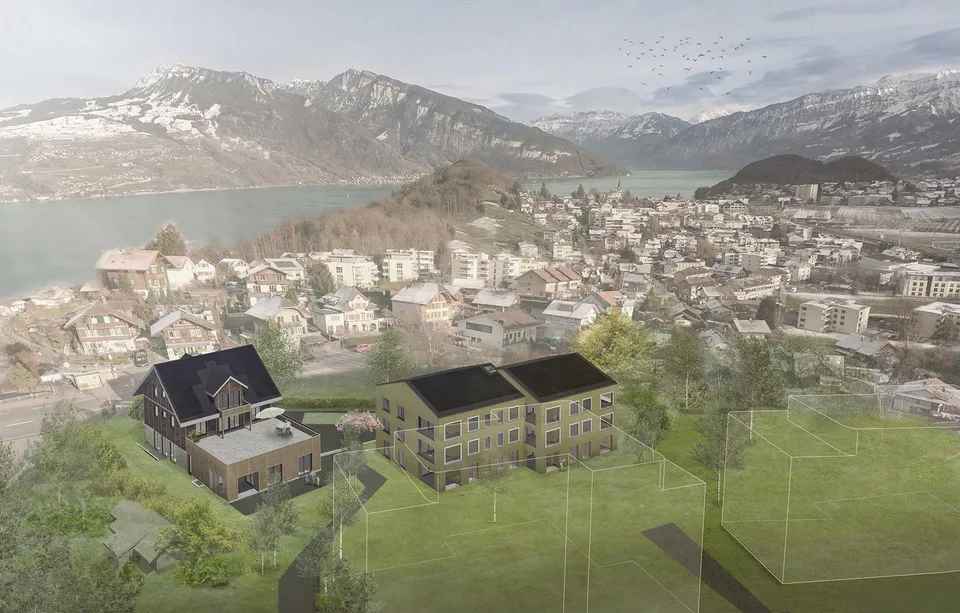 Individuelle 3.5-Zimmer-Neubauwohnungen in Spiez