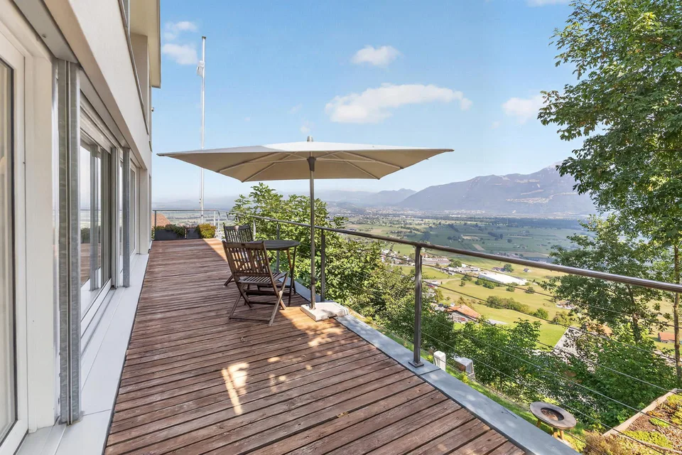 Modern single-family house with panoramic view in Gams
