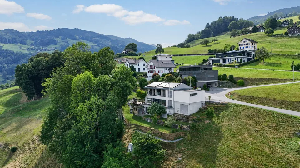 Modern single-family house with panoramic view in Gams