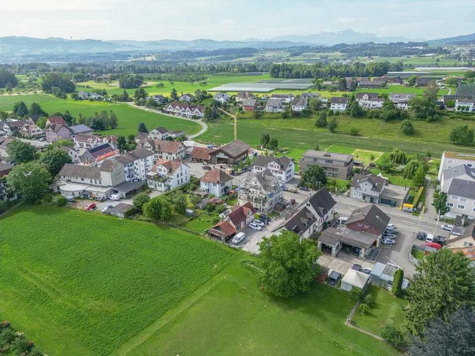 Baugrundstück mit Blick ins Grüne