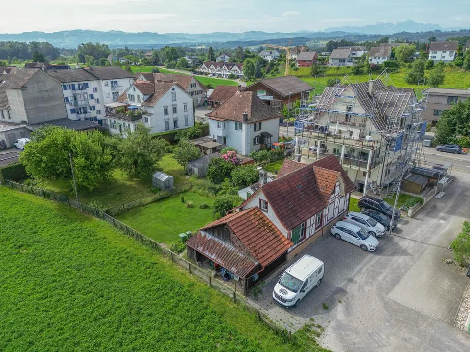 Baugrundstück mit Blick ins Grüne