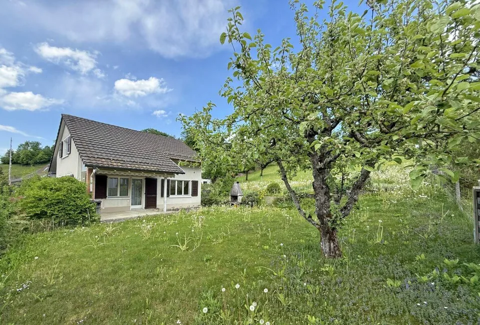 Idyllisches Einfamilienhaus mit grosszügigem Garten