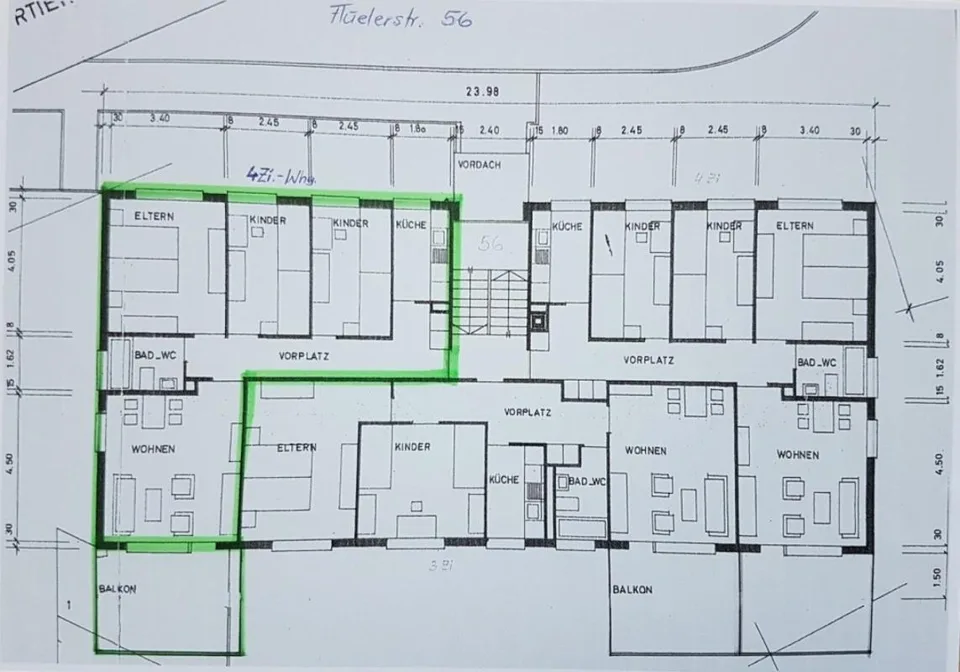 Gemütliche 4-Zimmer-Wohnung mit grossem Balkon