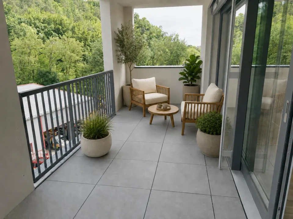 Zentrale Lage und 17.8 m² überdachte Terrasse als erweitertes Wohnz...