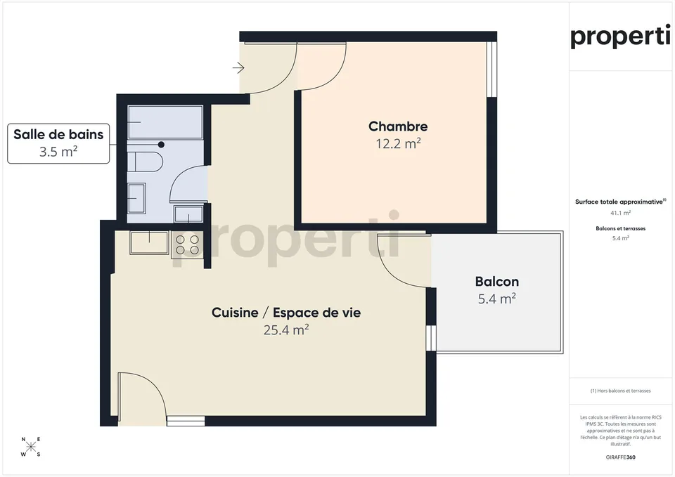 Wunderschöne 2,5 Zimmer mit Balkon in Aminona, Crans Montana