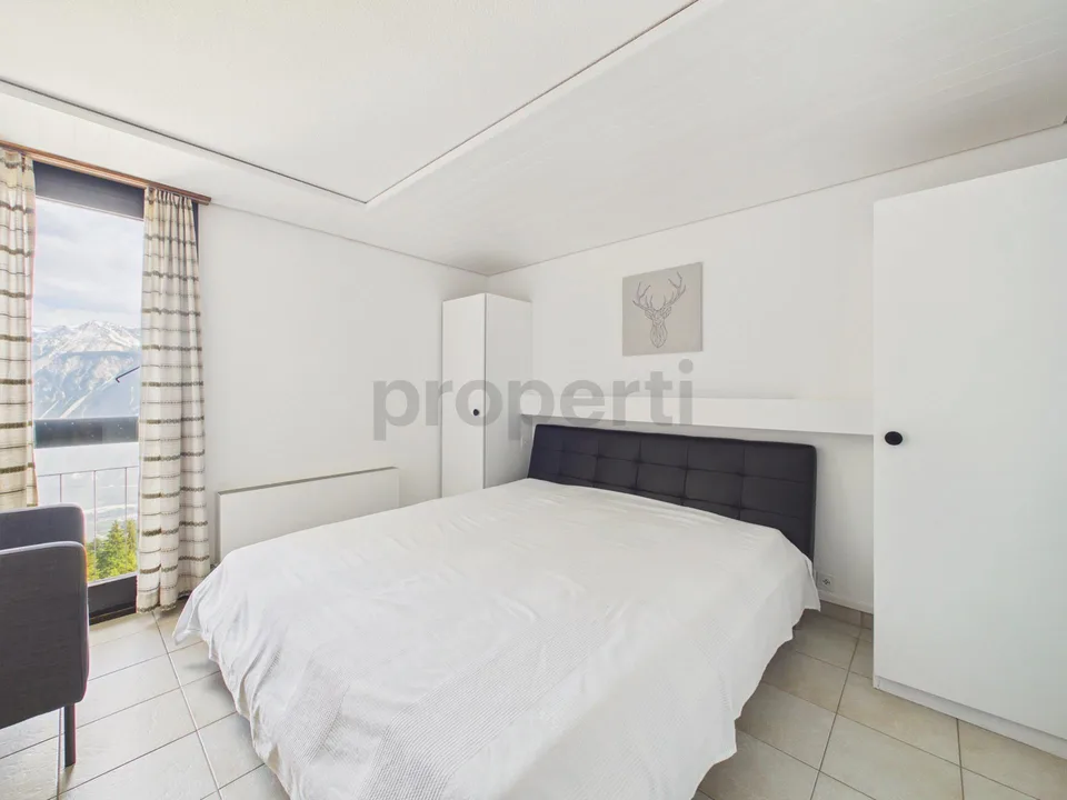 Wunderschöne 2,5 Zimmer mit Balkon in Aminona, Crans Montana