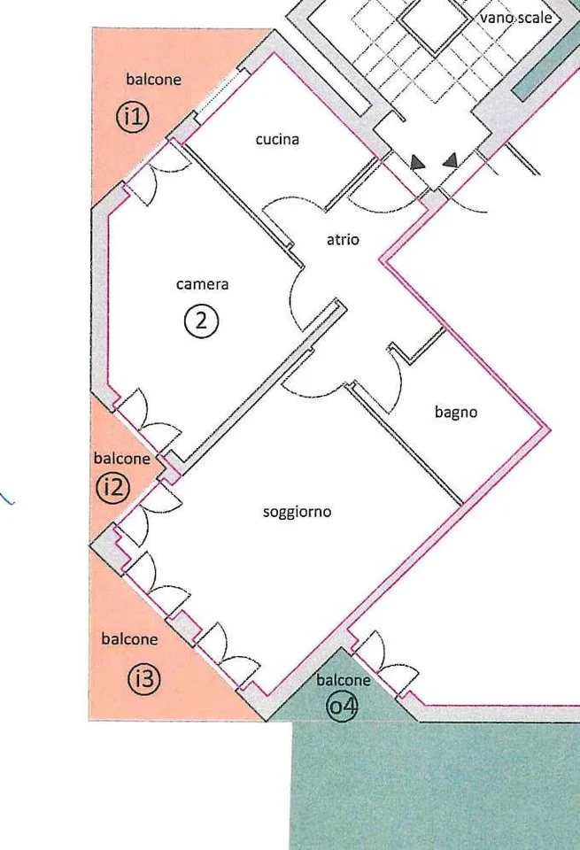Affitto ottimo 2.5 locali Viganello