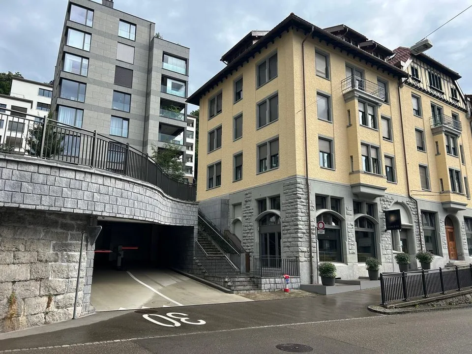 Tiefgaragenplatz im Zentrum von St. Gallen zu vermieten