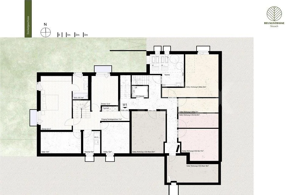 Willkommen an der Reuslistrasse 38 in Sissach / Maisonette-Wohnung W1