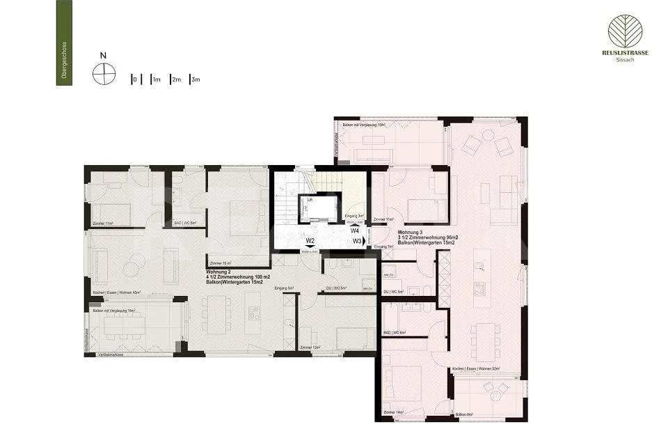 Willkommen an der Reuslistrasse 38 in Sissach / OG-Ost Wohnung W3