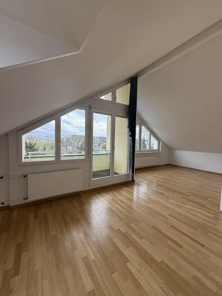 Grosszügige Dachwohnung in Dornach zu vermieten