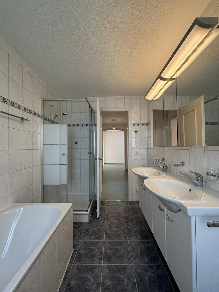 4.5-Zimmerwohnung mit Seesicht und grosszügigem Umschwung