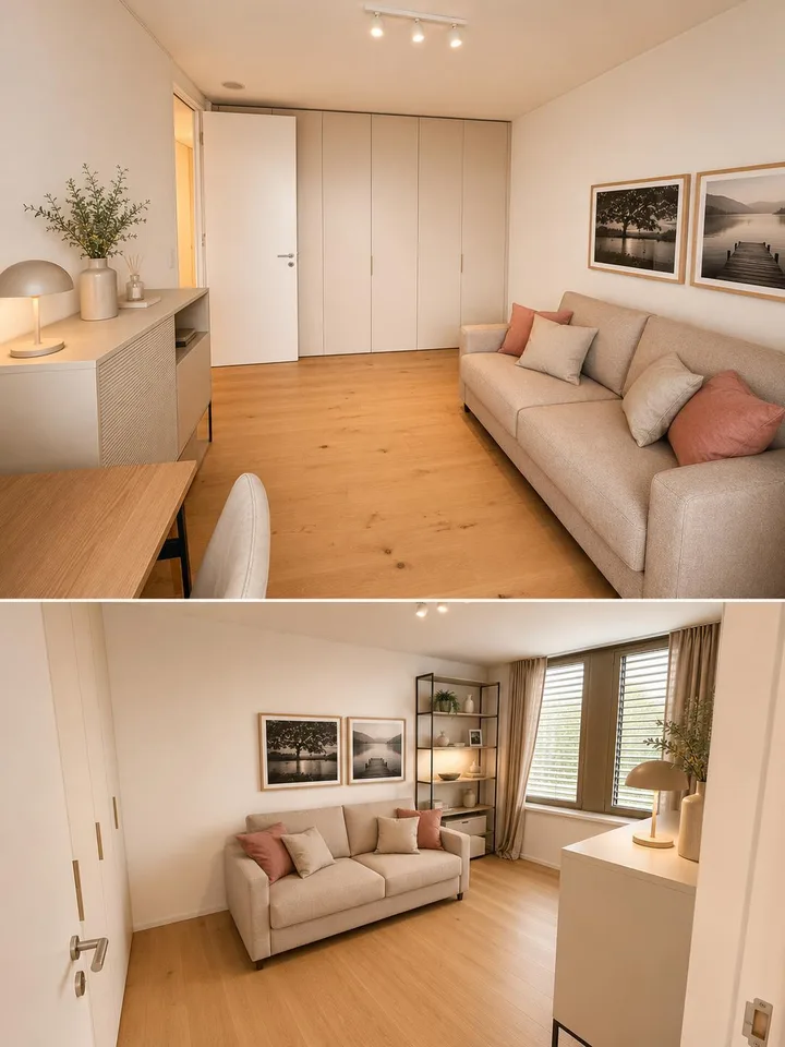 Sehr schöne 3.5-Zimmer-Wohnung im Dreiklang mit grosser Loggia