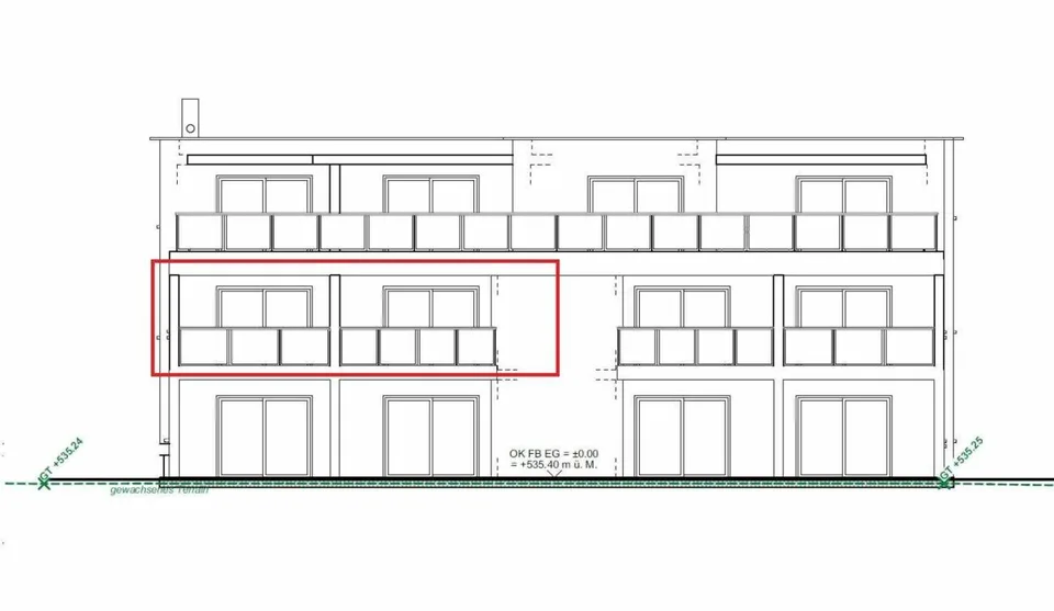Zu vermieten 4½ Zi.-Erstbezugswohnung an der Käsernstrasse 9 in 835...