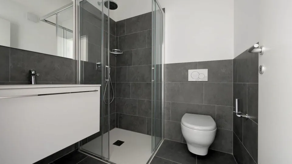 Privater Garten und modernes Design