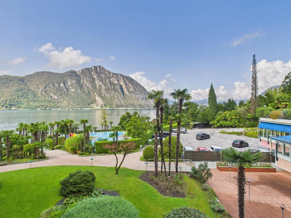 Appartement 2,5 pièces avec vue sur le lac et piscine communale - idéal comme résidence principale, secondaire ou investissement pour location courte durée!