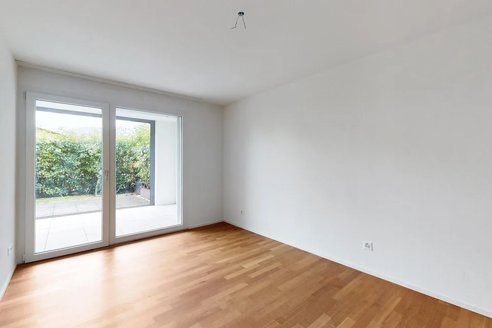Moderne Wohnung mit Gartensitzplatz - Mieten ohne Kaution