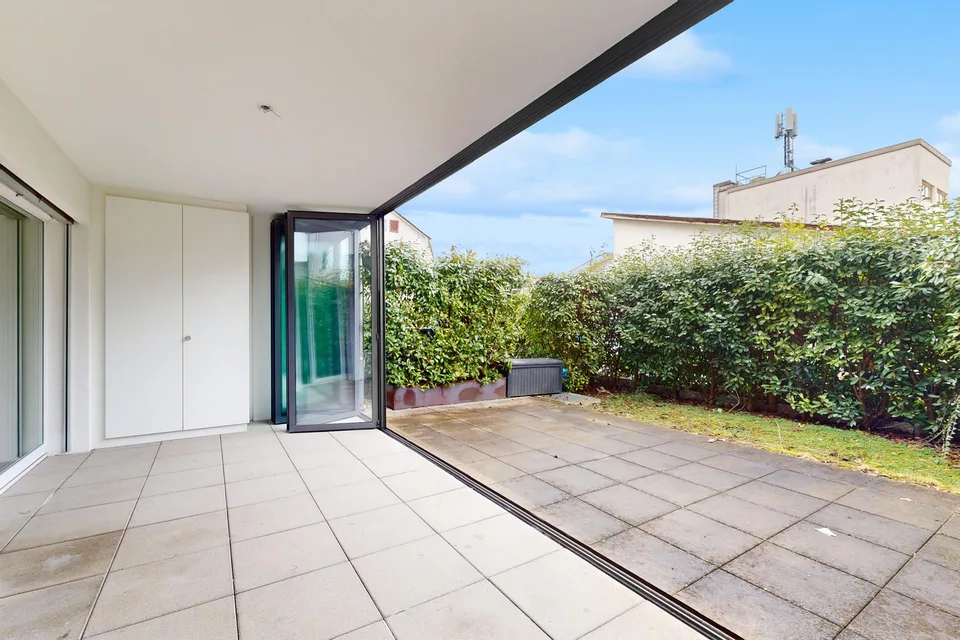 Moderne Wohnung mit Gartensitzplatz - Mieten ohne Kaution