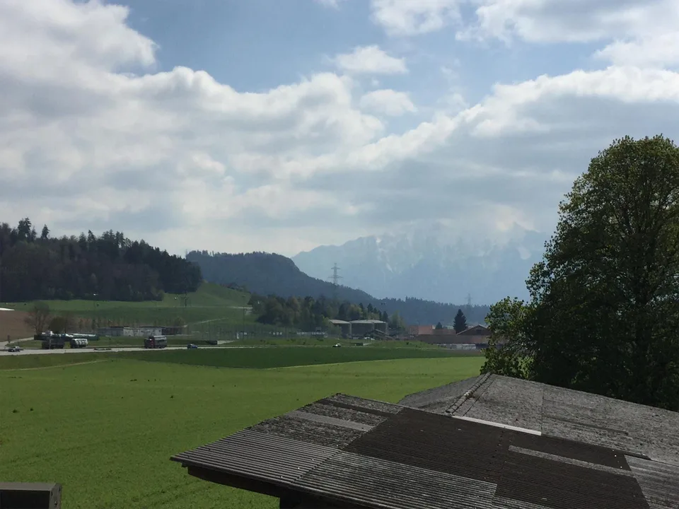 Wohnen mit Aussicht auf die Berner Alpen