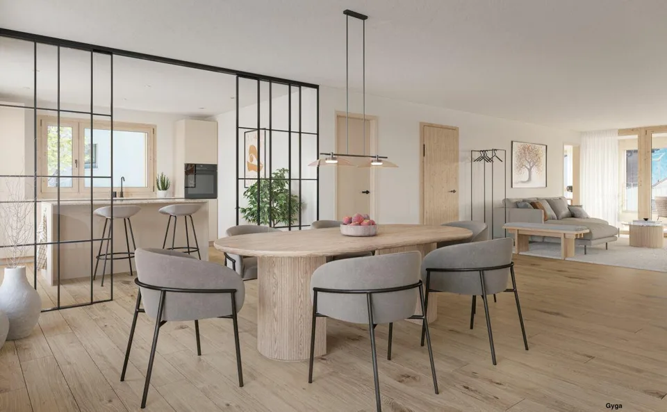 Construction résidentielle Curtgin - A (Appartement avec jardin)