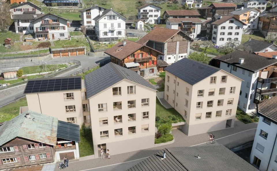 Construction résidentielle Curtgin - A (Appartement avec jardin)