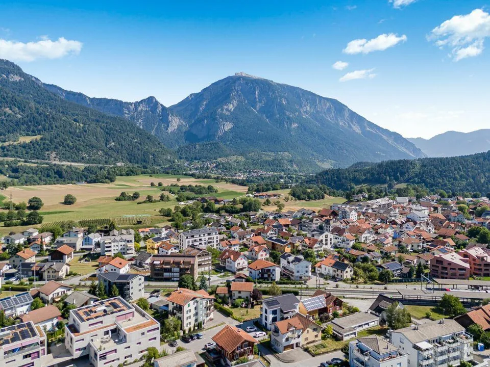 Vivre avec une vue panoramique au cœur de Bonaduz