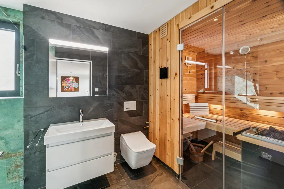 Vue sur le lac rencontre intimité - vie moderne avec sauna privé