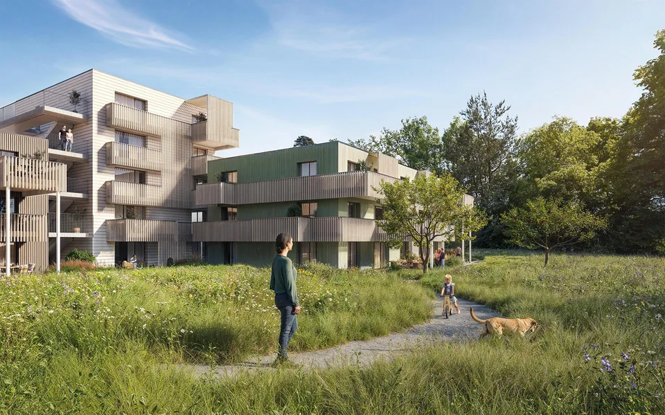 Einzigartige Wohnqualität im Grünen mit direktem Stadtanschluss