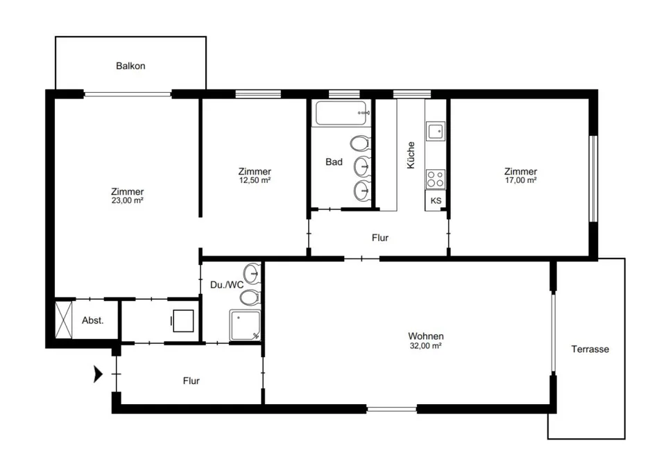Appartement spacieux 4.5 pièces avec accès direct au lac