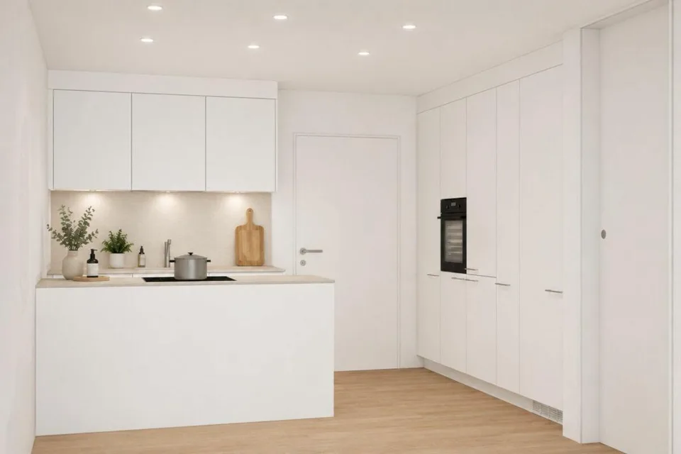 First rental - Exclusive 2½-room new building apartment with glazed balcony